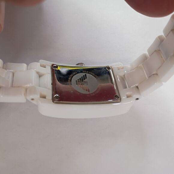 Emporio Armani Ceramica White Watch AR-1409 - Picture 8 of 12